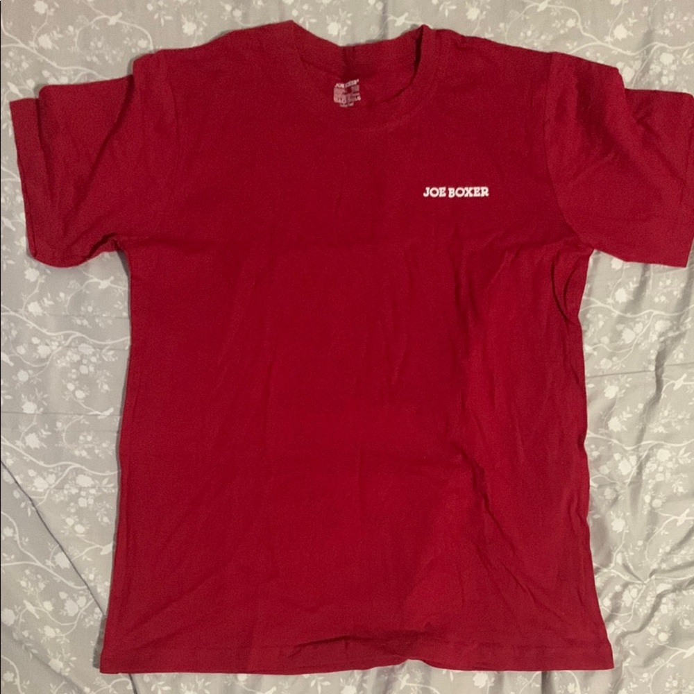 Joe Boxer Red Short Sleeve Tee